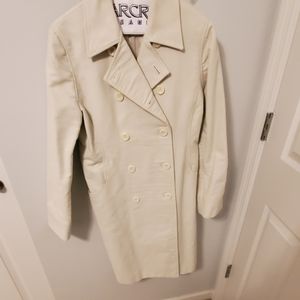 Size S The Limited Ivory Coat - knee length